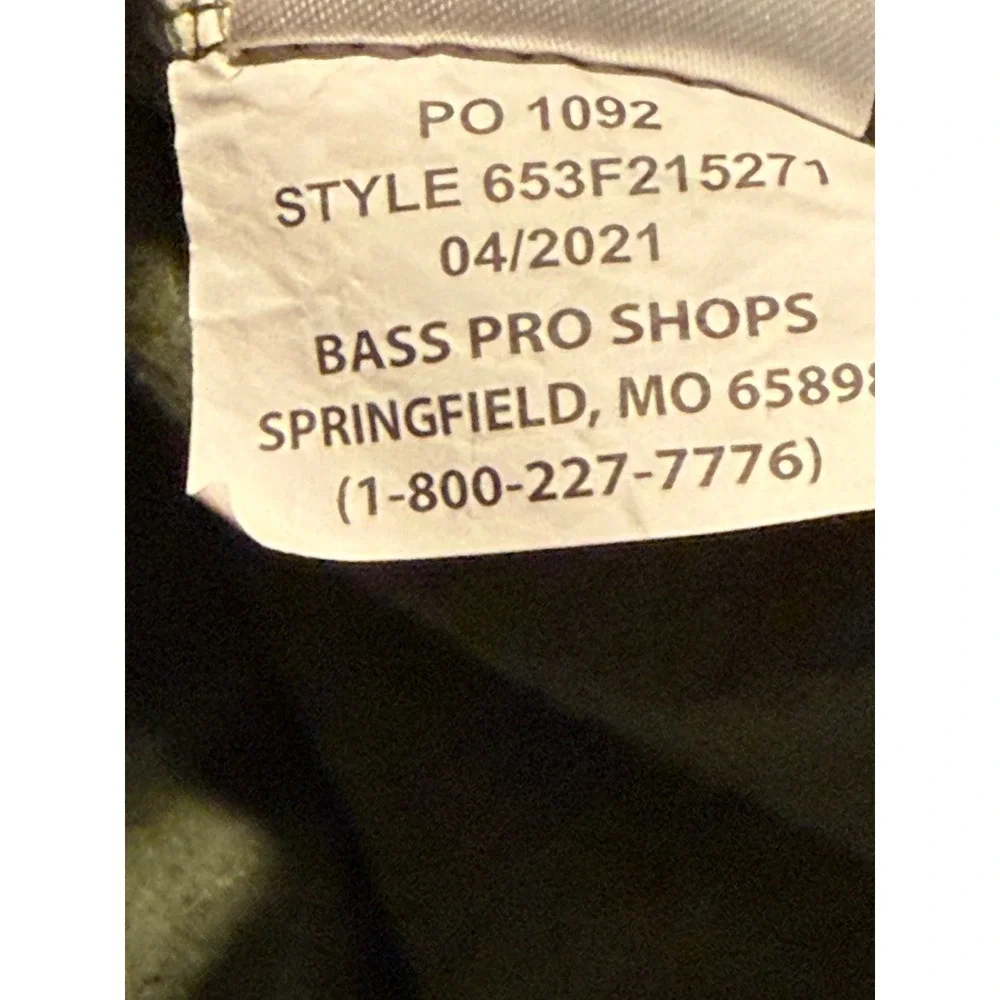Cabela's Mens 2XL Olive Green Pullover Hoodie Pink Script Logo Fleece Sweatshirt